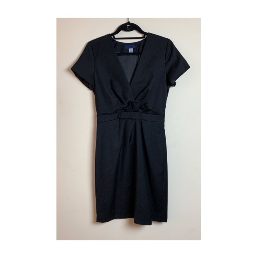 J. CREW BLACK 100% WOOL COCKTAIL DRESS